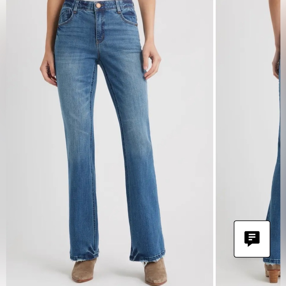 Wit & Wisdon Madison 'Ab'Solution High Waist Itty Bitty Bootcut Jeans